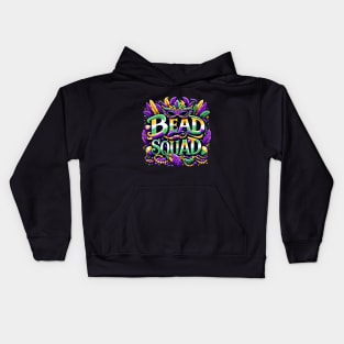 Mardi Gras Masquerade Mask Bead Parade Women Men Kids Kids Hoodie